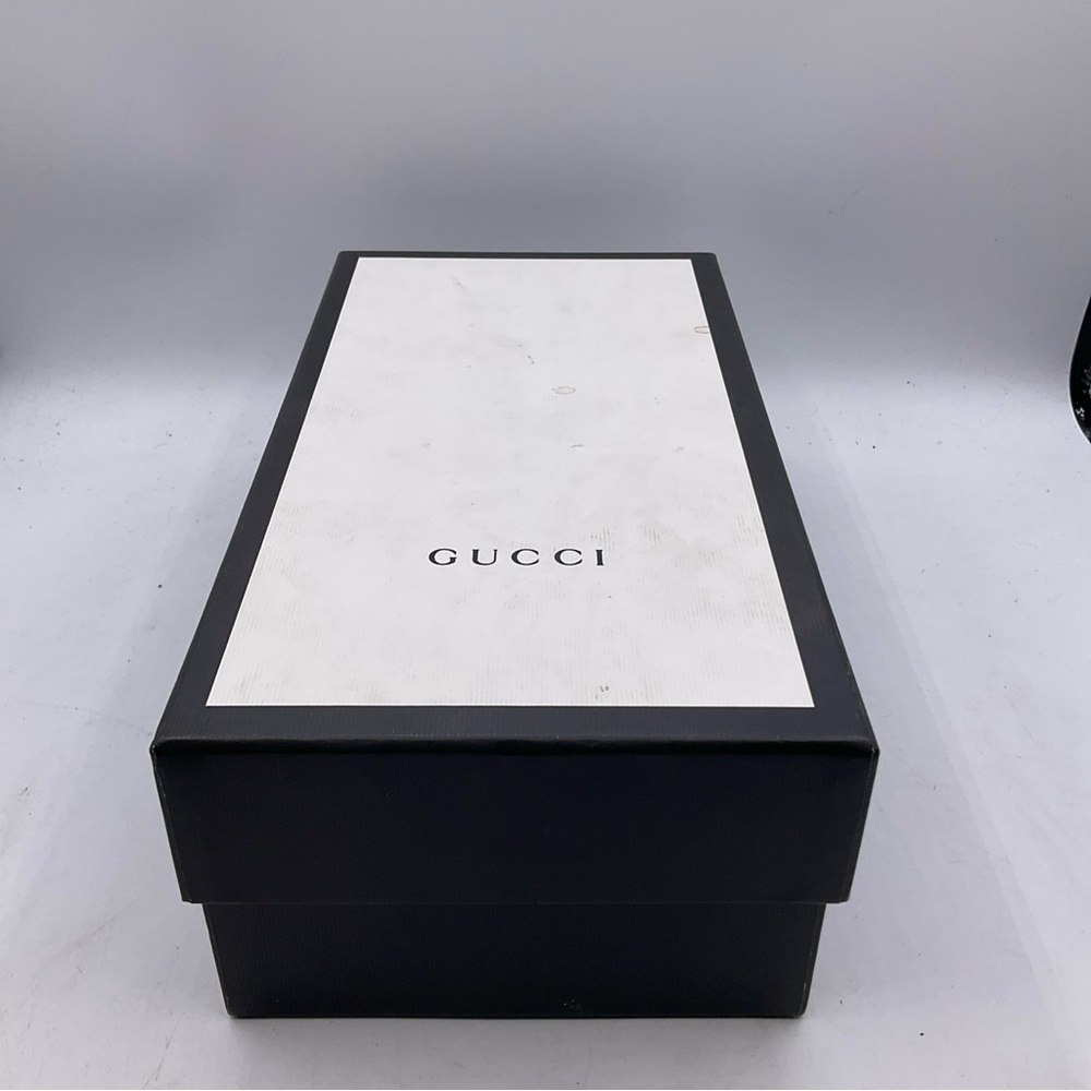 Gucci GG Marmont/Shelly Line/Double G Web Leather Loafers 454638 Size 5 - Picture 14 of 16